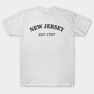 New Jersey Est 1787 T-Shirt